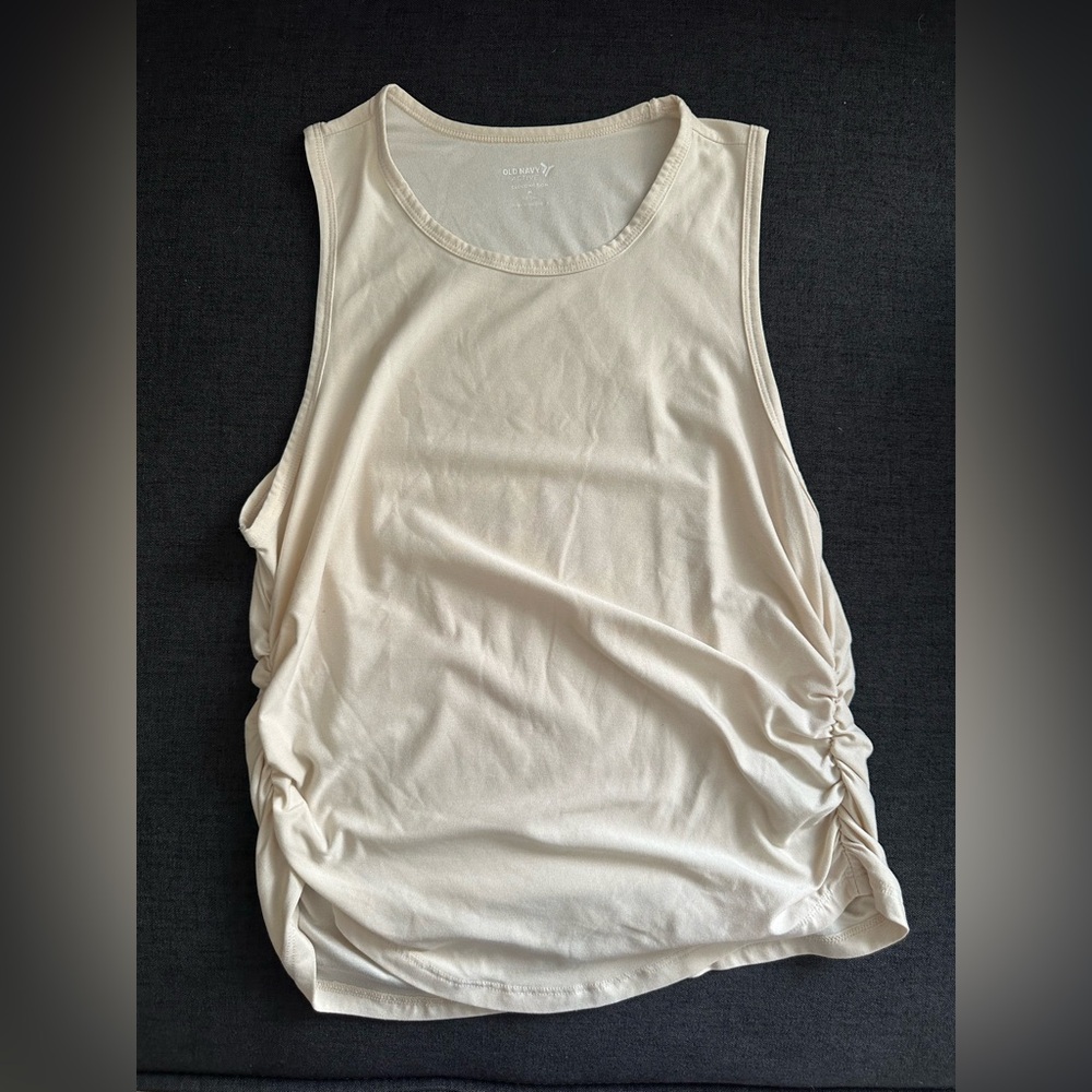 Old Navy Off-White Women's Workout Top